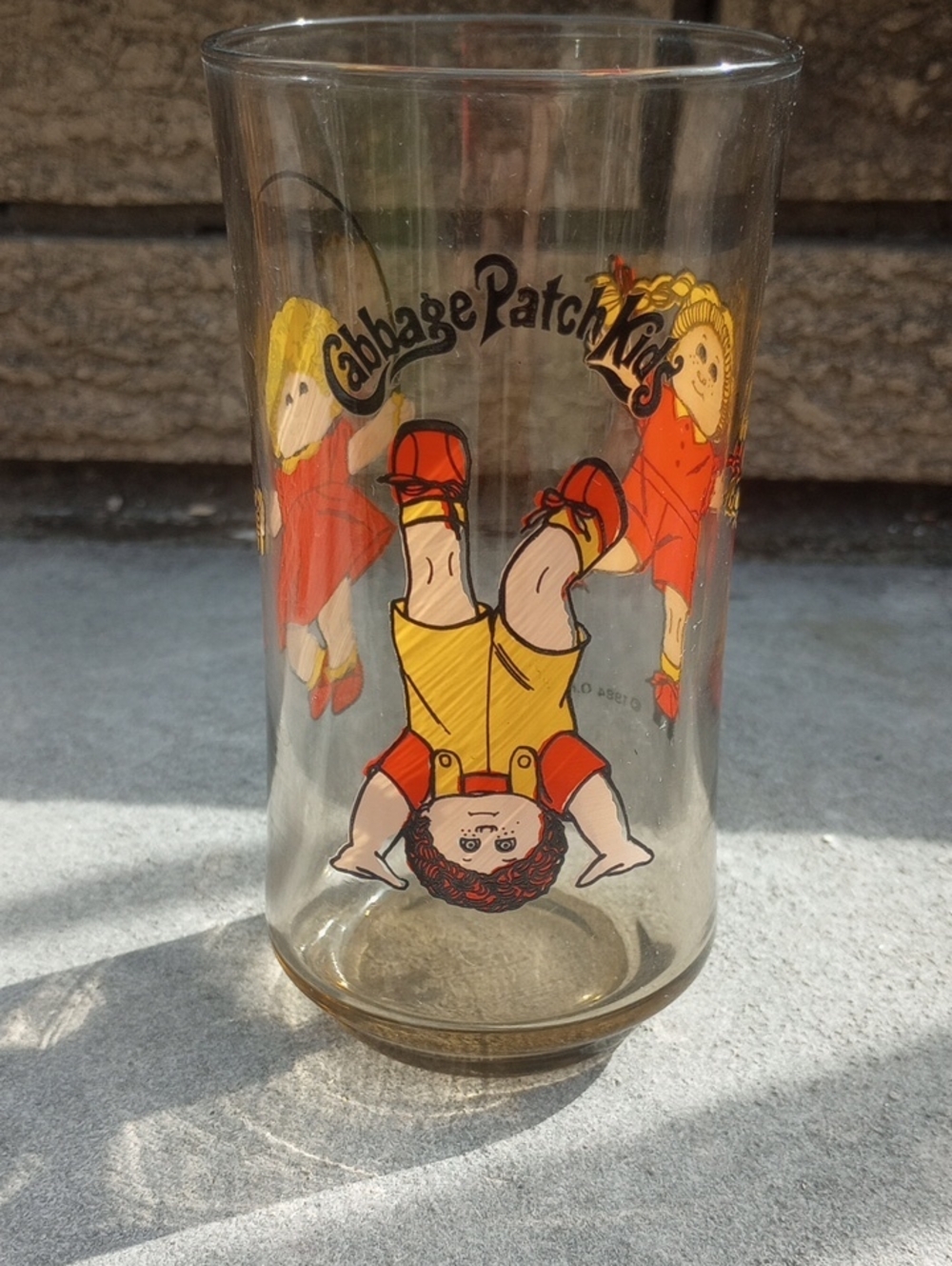 Cabbage Patch Kids Vintage 1984 Collectible Drinking Glass
